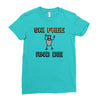 ski free and die Ladies Fitted T-Shirt