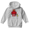 bird powered robot Youth Hoodie