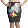 puker printer Pencil Skirts