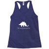 grandpa dinosaur Racerback Tank