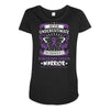 Never Underestimate The Strength Of A Gynecologic Cancer Warrior Maternity Scoop Neck T-shirt