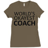 worlds okayest coach Ladies Fitted T-Shirt