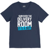 survived the delivery room it's a boy V-Neck Tee