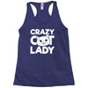 crazy cat lady Racerback Tank