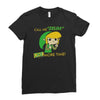 call me zelda one more time Ladies Fitted T-Shirt