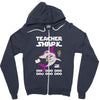 Teacher Shark Doo Zipper Hoodie