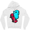radical ghost Zipper Hoodie