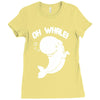 oh whale! Ladies Fitted T-Shirt