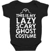 this is my lazy ghost costume 3 Baby Bodysuit