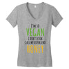 i'm so vegan i don't even call my boyfriend honey Women's V-Neck T-Shirt