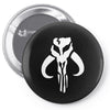 mandalorian symbol star wars tee boba fett bantha skull jedi sith Pin-back button