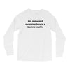 awkward morning funny t shirt sex humor college s 3xl Long Sleeve Shirts