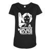 a woman's place is in the resistance Maternity Scoop Neck T-shirt