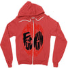 deadpool chimi changas Zipper Hoodie