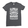 our camping rules Ladies Fitted T-Shirt