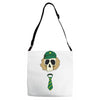 angus young ac dc Adjustable Strap Totes