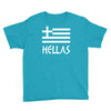 greece hellas greek flag Youth Tee