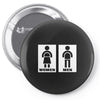 restroom sign sticker vinyl decal Pin-back button