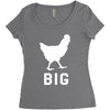 big cock Women's Triblend Scoop T-shirt