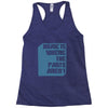 home is where the pants aren't Racerback Tank