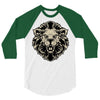 lion head 3/4 Sleeve Shirt