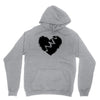 broken heart xxx black Unisex Hoodie