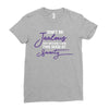 don't be jealous just because i look this good at seventy black Ladies Fitted T-Shirt