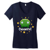 Final Space Chookity with Stars Women's V-Neck T-Shirt