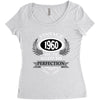 vintage quality without compromise 1960 aged to perfection Women's Triblend Scoop T-shirt