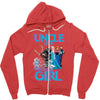 uncle of the birthday girl Zipper Hoodie