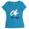 witch halloween fancy Women's Triblend Scoop T-shirt