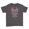 rose sugar skull Youth Tee