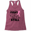 the lord will fight for you, you need only to be still Racerback Tank