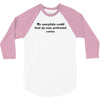 neuroscience humor 3/4 Sleeve Shirt