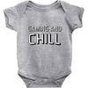 gaming and chill Baby Bodysuit