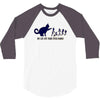 my cat ate your stick family 3/4 Sleeve Shirt