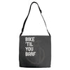 bike 'til you barf Adjustable Strap Totes