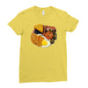 funny full english breakfast, ideal gift or birthday present Ladies Fitted T-Shirt