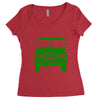 defender land rover Women's Triblend Scoop T-shirt