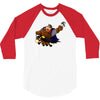 just a viking and his horse 3/4 Sleeve Shirt