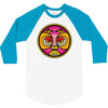 lucha libre pink 3/4 Sleeve Shirt