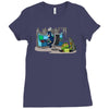 mutant invader Ladies Fitted T-Shirt