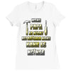 wenn papa wer dann Ladies Fitted T-Shirt