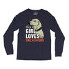 This Girl Loves Her Dachshund Long Sleeve Shirts