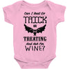 trick or treating &amp; ask for wine Baby Bodysuit