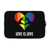 Love is Love Heart Laptop sleeve