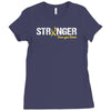 Stronger Than You Think Ladies Fitted T-Shirt