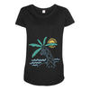 summer Maternity Scoop Neck T-shirt
