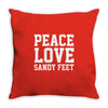 peace Love Throw Pillow