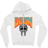 Doom With Mask Zipper Hoodie